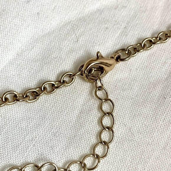 Glitz and Glam Rhinestone Gold-Tone 18" Bib Necklace - Picture 4 of 8